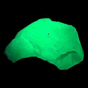 Cobalt‎ Blue Art Glass Cullet Sculpture Manganese Glowing Slag Glass #4GX74